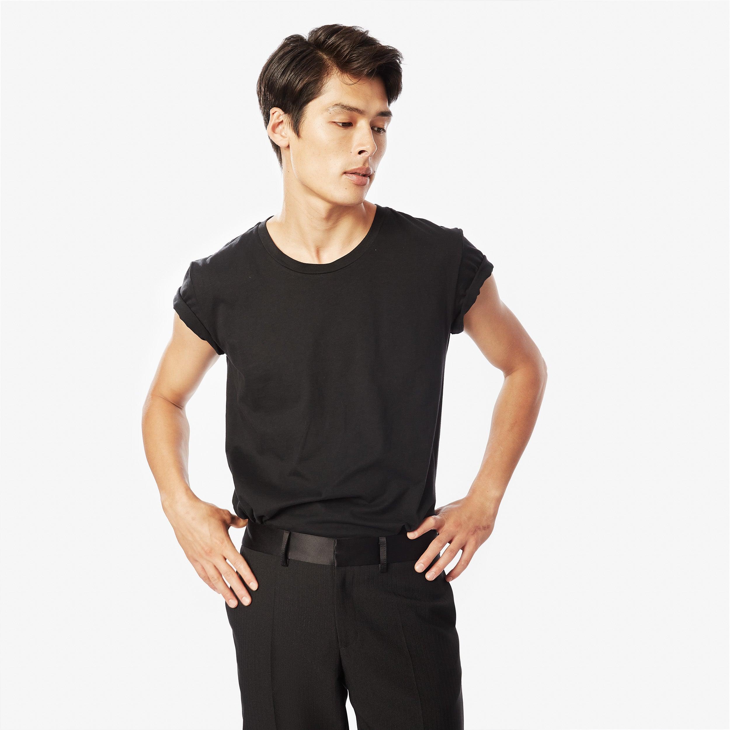 Herringbone Slim-Leg Trousers - Panayiota, P-WRS1-SLMPNT-BLK-0