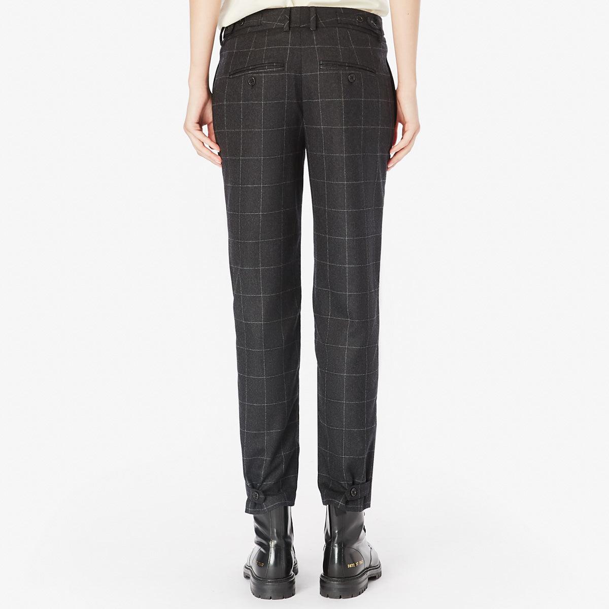 Slim-Leg Wool Pants